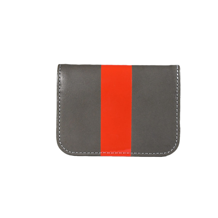 Charcoal Red Glossy Stripe Cardcase
