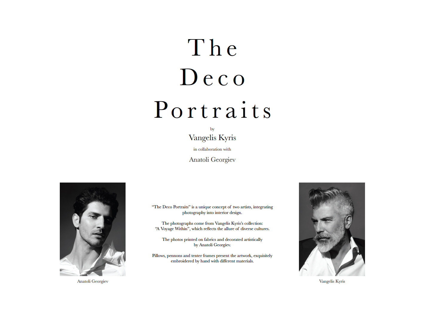 Vangelis Kyris The Deco Portraits