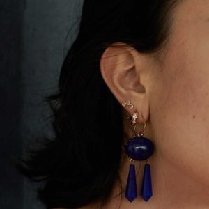 Ioanna Souflia Blueprints Rose Gold Earrings