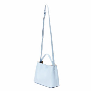 Aesther Ekme Mini Sac Sky Blue Tote Bag on model - i-D Concept Stores