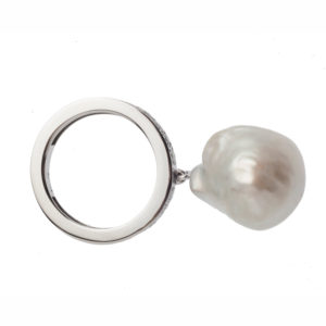 Dolly Boucoyannis White Gold Sea Pearl Ring DBR49