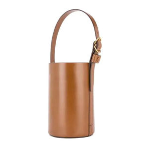 Trademark Small Classic Bucket Bag Saddle