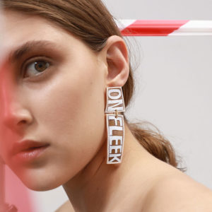 Missbach by Nadia ON FLEEK Single Earring on model