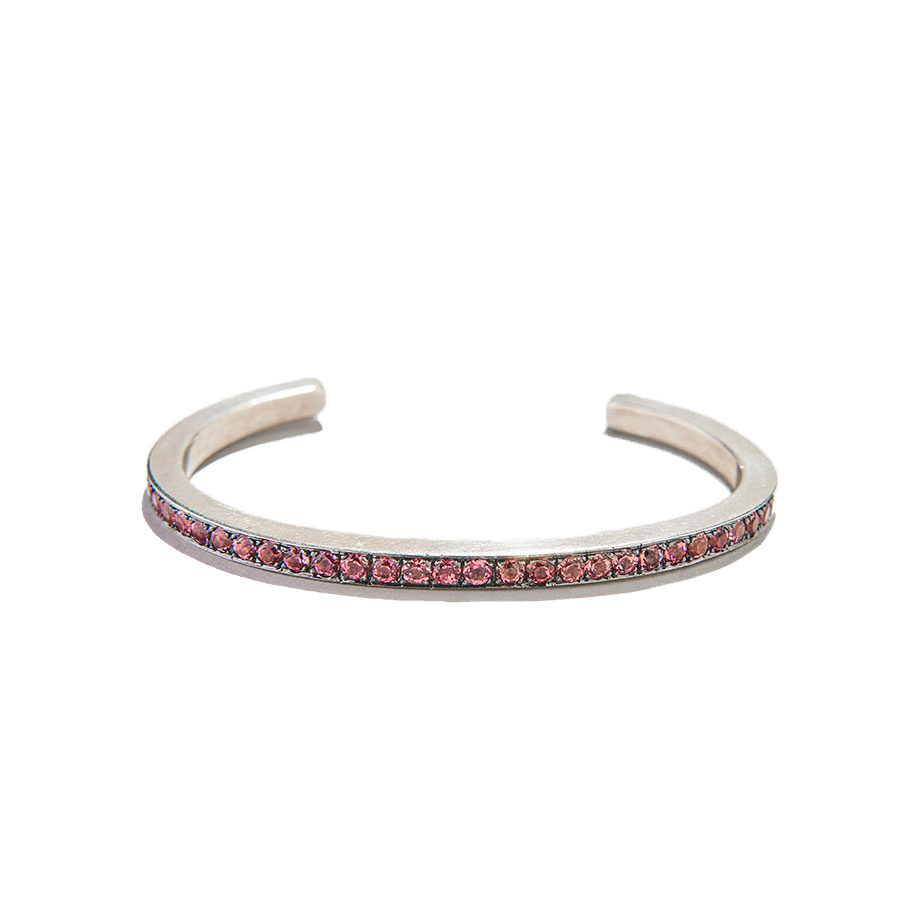 Dolly Boucoyannis Pink Tourmaline Bangle Bracelet Large