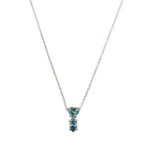 Marlen Ht Gold and Blue Diamonds Necklace MHN1071