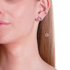 Marie Mas Swiveling Long Single Clip Earring on model RSSPGAT10