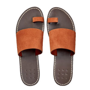Trademark Taos Suede Cuoio Sandals