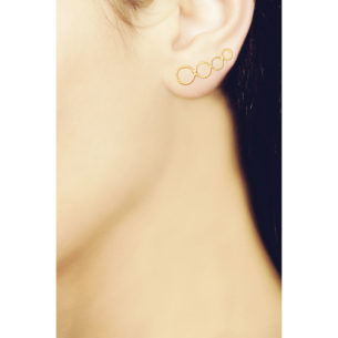 Christina Soubli Tattoo Round Ear Climbers TAT01