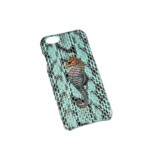 The Case Factory iP6 Real Water Snake Aqua Seahorse