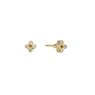 Flower pair of Diamond Earrings